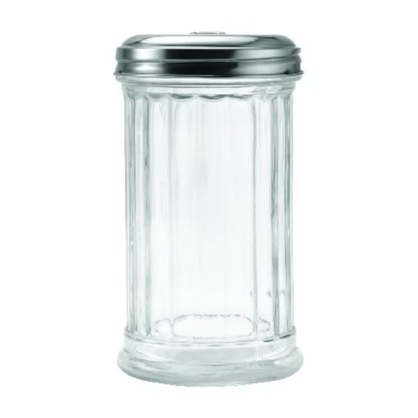 12 oz Clear Glass Sugar Pourer Sugar Pourer 3.1 in. D, Lifetime, Mfr#: 5078603