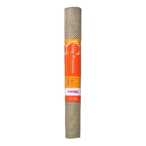 Con-Tact Grip Premium 4 ft. L X 20 in. W Taupe Non-Adhesive Shelf Liner, Con-Tact Brand, Mfr#: 04F-C6O59-06
