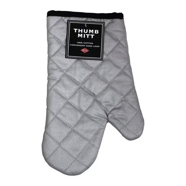 Silver Cotton Oven Mitt, Ritz, Mfr#: 57599