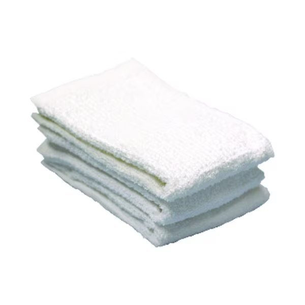 Soap&Water White Cotton Solid Bar Mop Dish Cloth , 3PK, Ritz, Mfr#: 10016