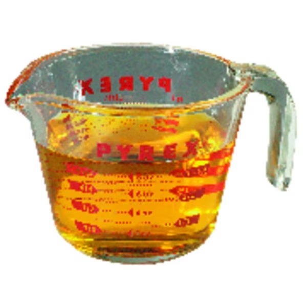 1 cups Glass Clear Measuring Cup, Pyrex, Mfr#: 6001074