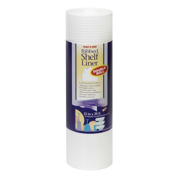 LINER SHELF WHT 12""X20', Warps, Mfr#: PM120-W