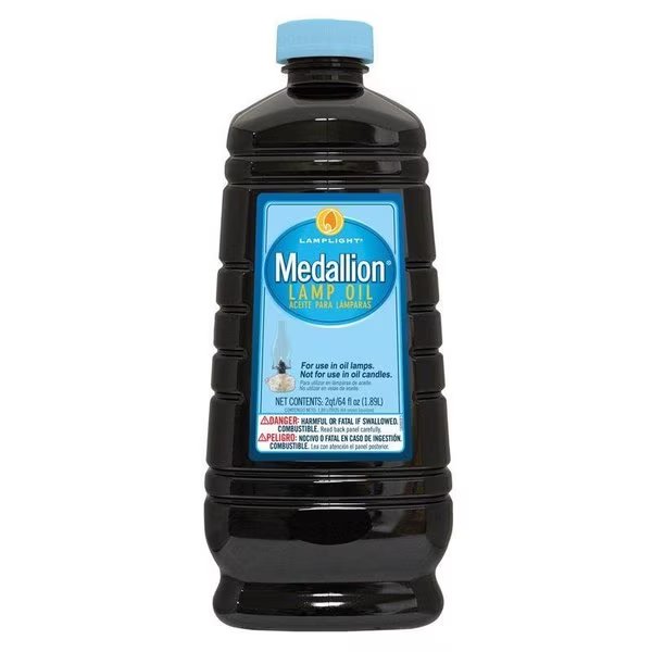 Farms Medallion Clean Burn Lamp Oil 64 oz, Lamplight, Mfr#: 60003