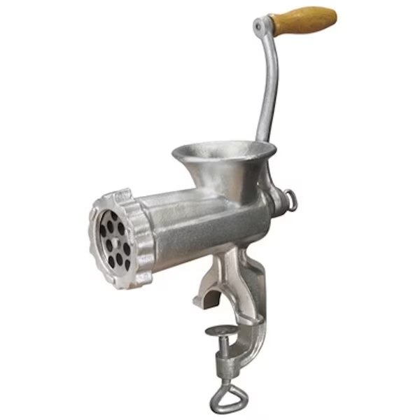 Weston Electroplated Tin Coated Silver Manual speed 10 spm Meat Grinder, Hamilton Beach, Mfr#: 36-1001-W