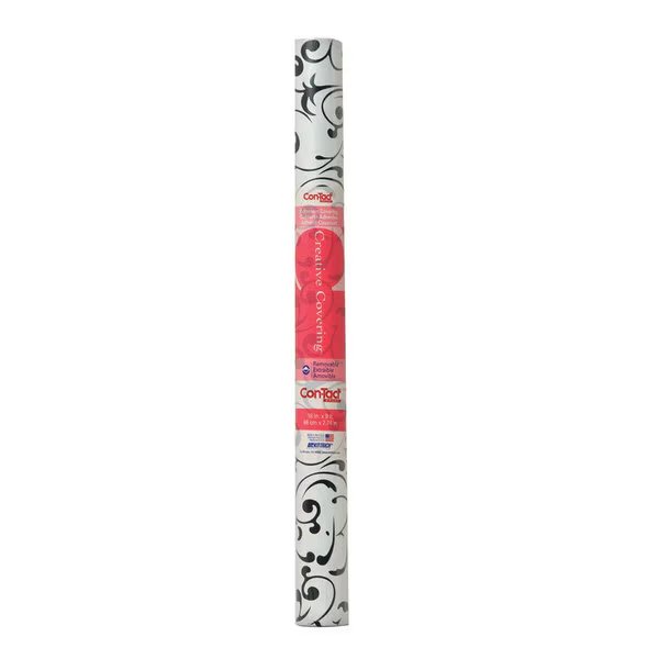 CONTACT PAP18""X9'VTU BLK, Con-Tact Brand, Mfr#: 09F-C9R63-12