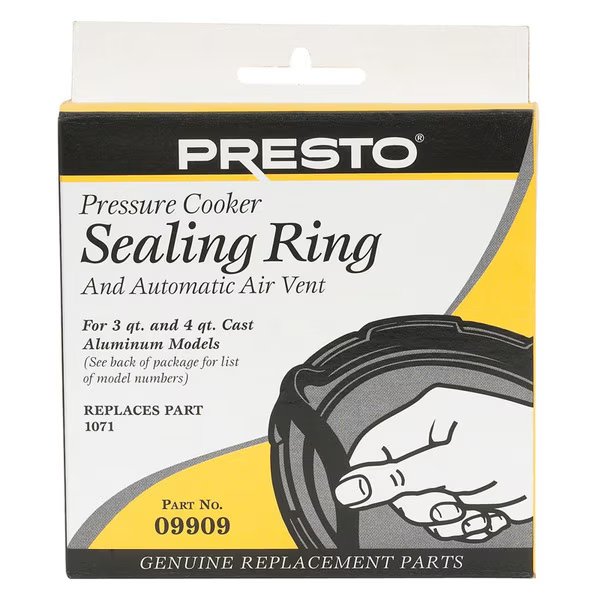 Seal Ring Plug&Vent 9909, National Presto, Mfr#: 09909