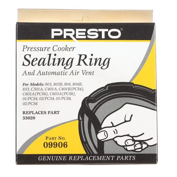 Seal Ring Plug&Vent 9906, National Presto, Mfr#: 09906
