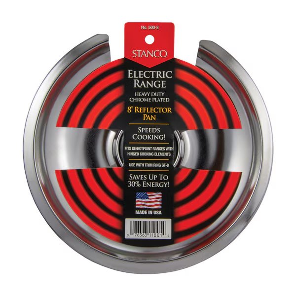 REFLECTOR PAN 8"" #500-8, Stanco, Mfr#: 500-8