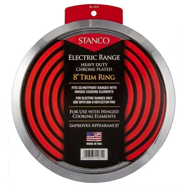 TRIM RING RANGE 8"" GT-8, Stanco, Mfr#: GT-8