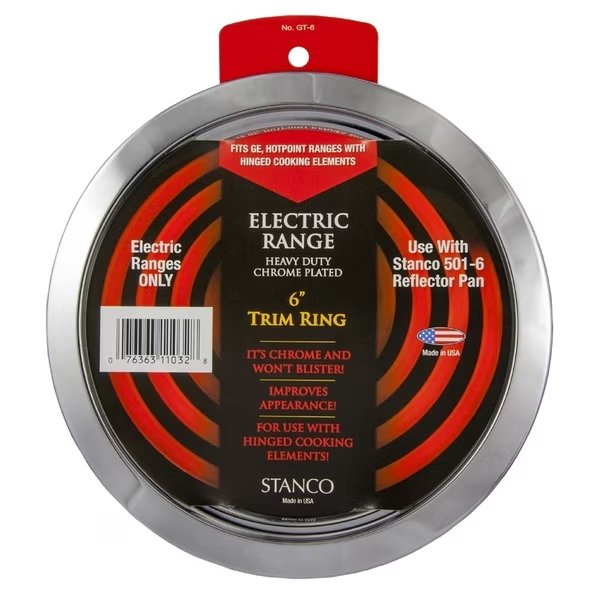 TRIM RING RANGE 6"" GT-6, Stanco, Mfr#: GT-6