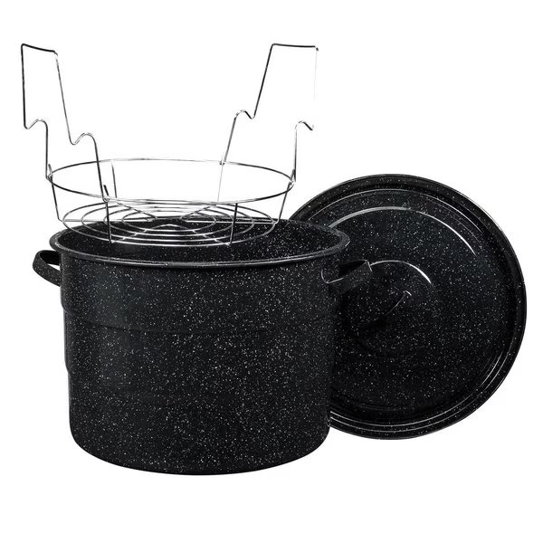 Granite Ware Canner with lid & Jar Rack 21.5 qt 3 pc, Columbian Home, Mfr#: 319814