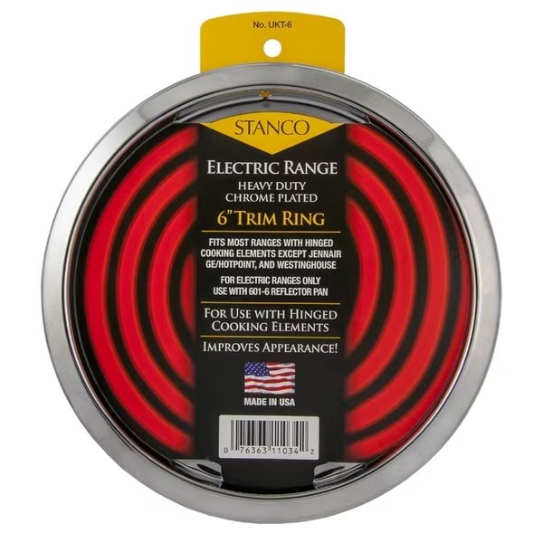 TRIM RING RANGE 6"" UKT-6, Stanco, Mfr#: UKT-6