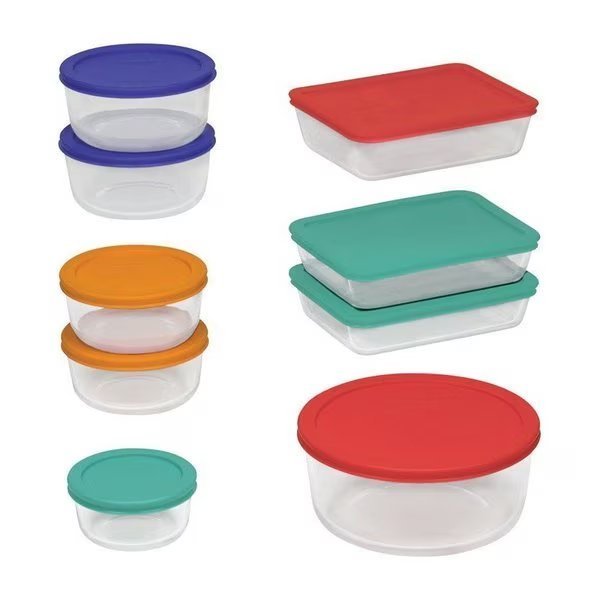 Glass Stor Setw/Lid18Pc, Pyrex, Mfr#: 1110608