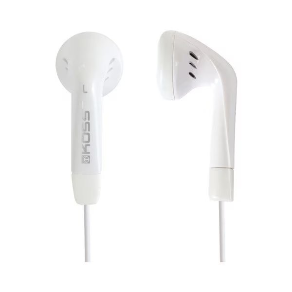 Earbud On-Ear White, Koss, Mfr#: 183715