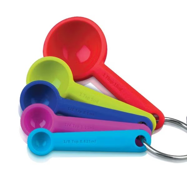 Silicone Assorted Measuring Spoon, Zeal, Mfr#: J137 DISP