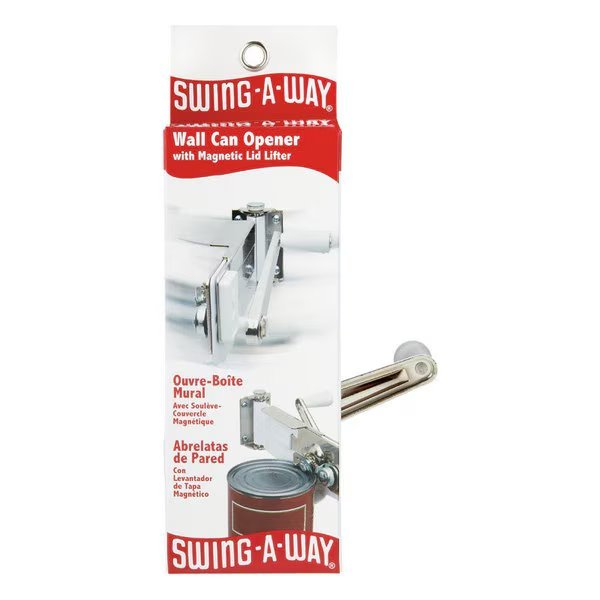 Wall Mount Can Openr Wh, Swing-A-Way, Mfr#: 609WH