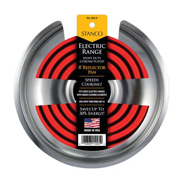 REFLECTOR PAN 8"", Stanco, Mfr#: 602-8
