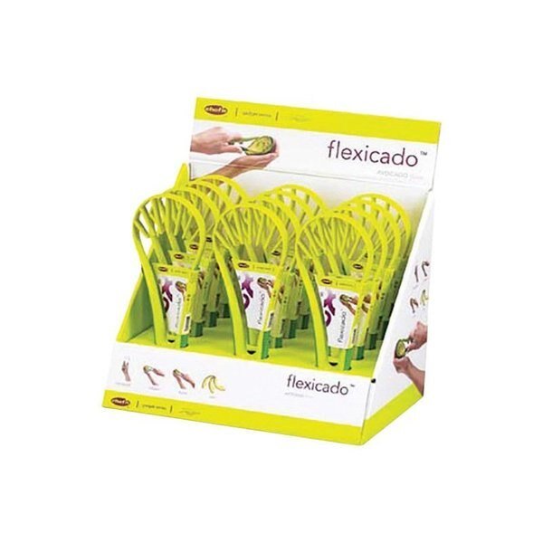 Flexicado 2-3/4 in. W X 8 in. L Green Plastic Avocado Slicer, Chef N, Mfr#: 102-032-011