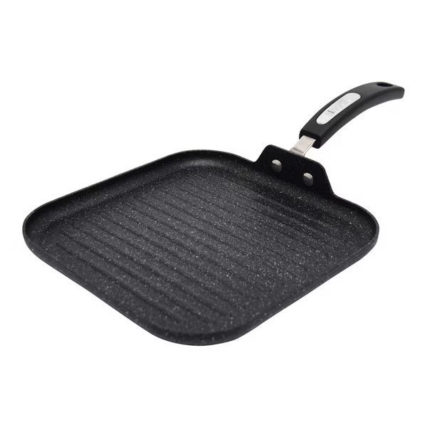 GRILL PAN 10""SQR B/W, Starfrit, Mfr#: 0303210060000