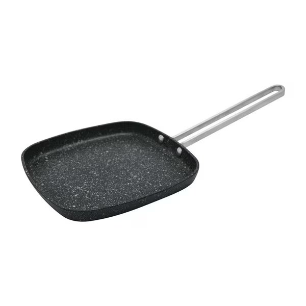 GRILL PAN 6""MINI SQR B/W, Starfrit, Mfr#: 0302780120000