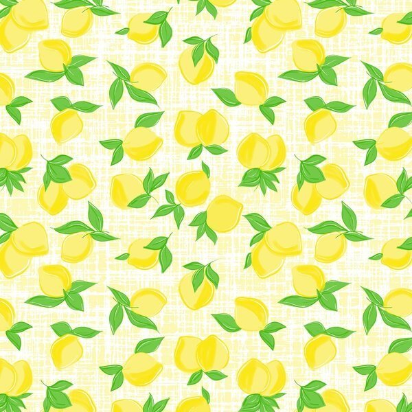Grip Prints 4 ft. L X 18 in. W Country Lemon Non-Adhesive Shelf Liner, Con-Tact Brand, Mfr#: 04F-C7H5P-06