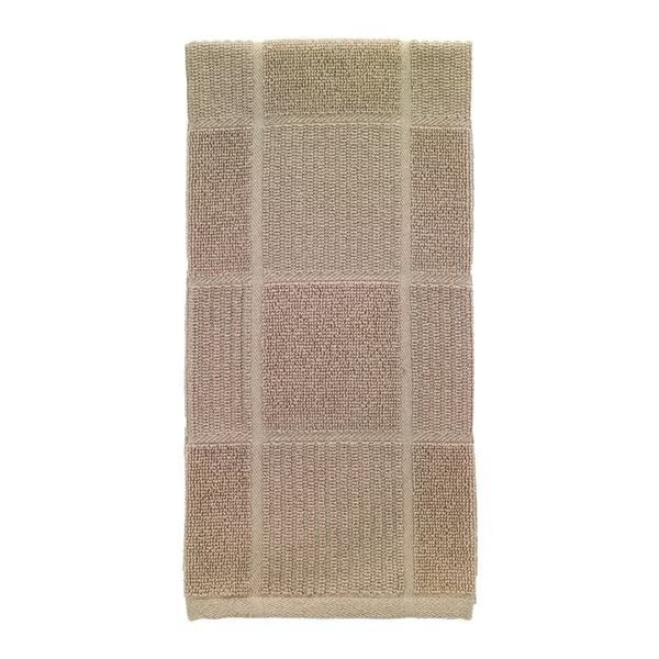 Sand Cotton Checked Parquet Kitchen Towel, T-Fal, Mfr#: 10959
