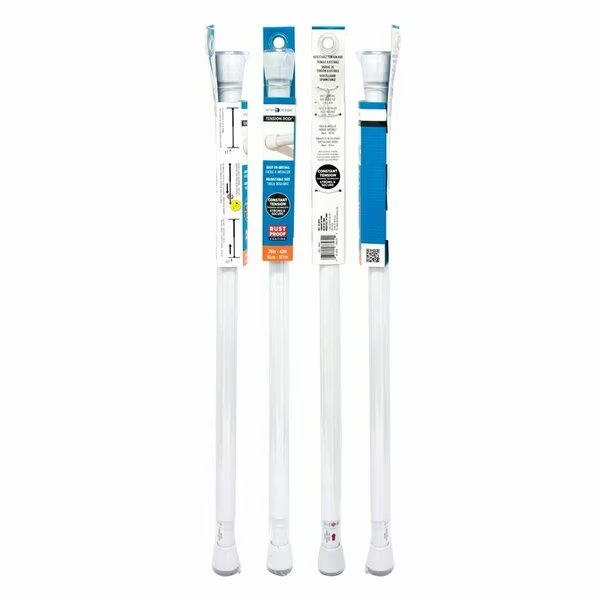 SHOWER ROD 26-42 WHITE 1PK, Idesign, Mfr#: 78472