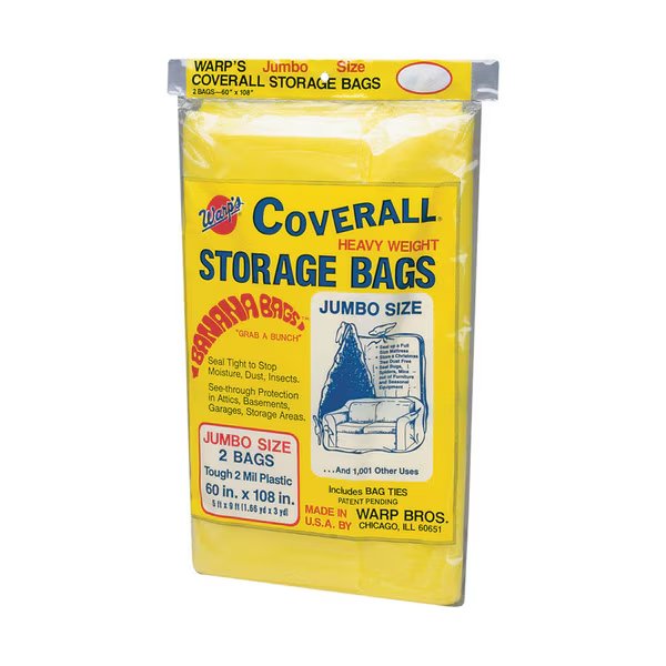 BAG STORAGE 60""X108"" PK2, Warps, Mfr#: CB-60