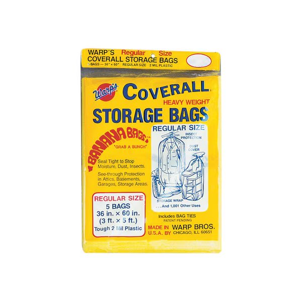 BAG STORAGE 36""X60"" PK5, Warps, Mfr#: CB-36