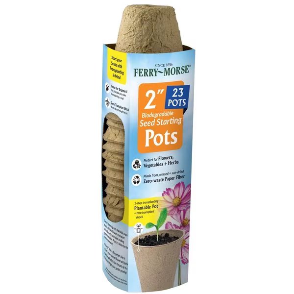 Ferry-Morse 2.25" W X 2.25" L Plant Pot Seed Starter 23 pk, 23PK, Plantation Products, Mfr#: FR220B
