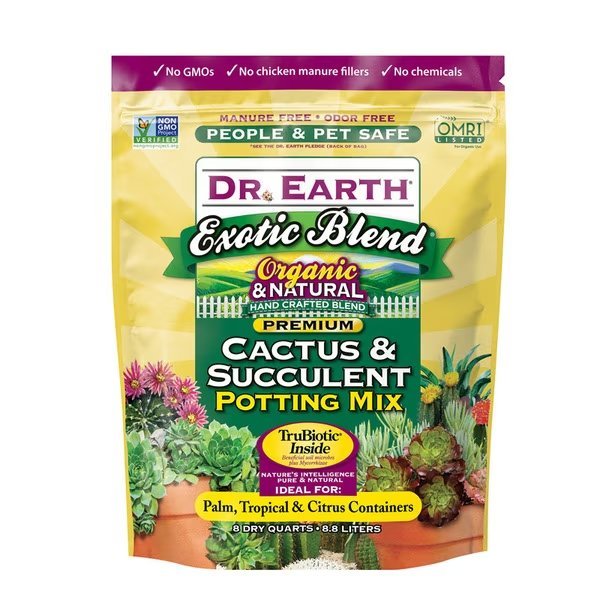 Cactus Potting Mix 8Qt, Dr. Earth, Mfr#: 810