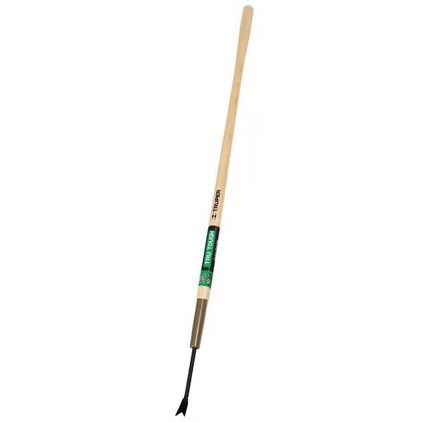 Tru-Tough 46.25 in. Steel Weeder Wood Handle, Truper, Mfr#: LAWE
