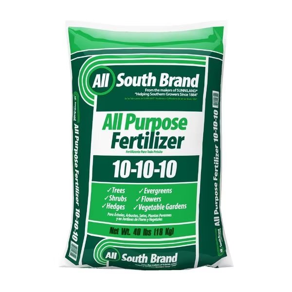 All South Brand All-Purpose Lawn Fertilizer For All Grasses 5000 sq ft, Sunniland, Mfr#: 056302