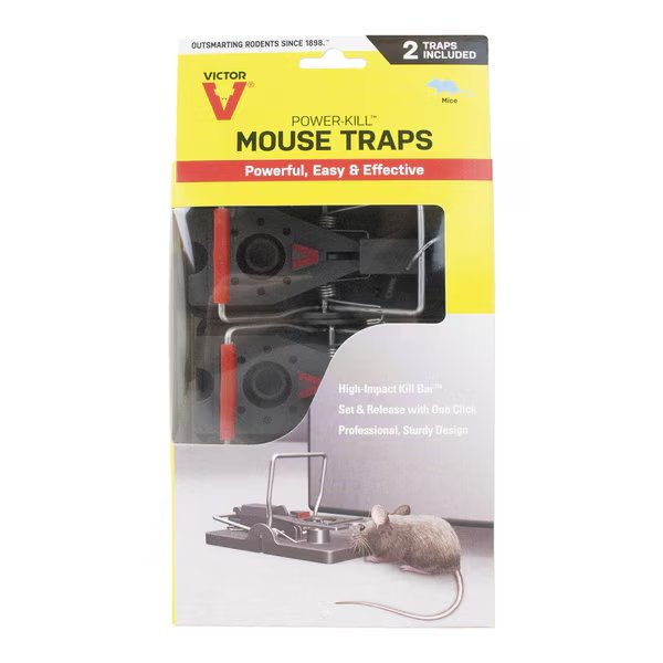 MOUSE TRAP PWR KILL2PK, Victor, Mfr#: M392