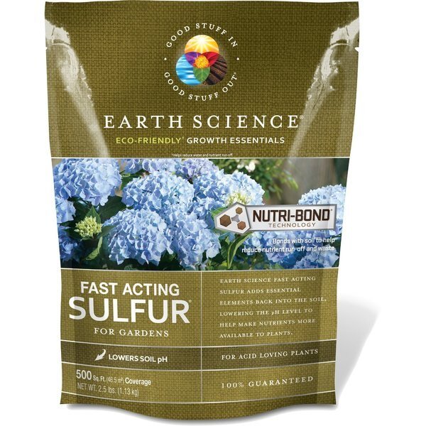 Growth Essentials Soil Sulphur 500 sq ft 2.5 lb, Earth Science, Mfr#: 12133-6