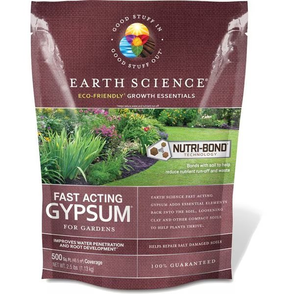 Growth Essentials Garden Gypsum 500 sq ft 2.5 lb, Earth Science, Mfr#: 12132-6