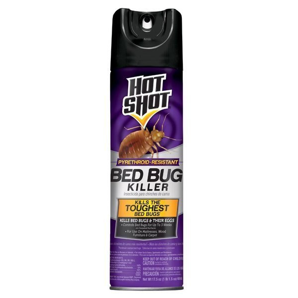 Aerosol Bed Bug Killer 17.5 oz, Hot Shot, Mfr#: HG-96728
