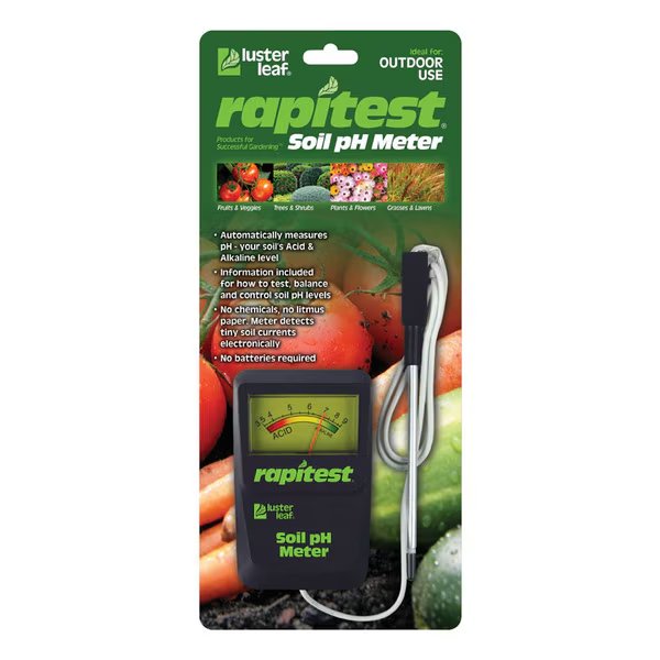 Meter-Soil Ph W/Probe, Rapitest, Mfr#: 1840