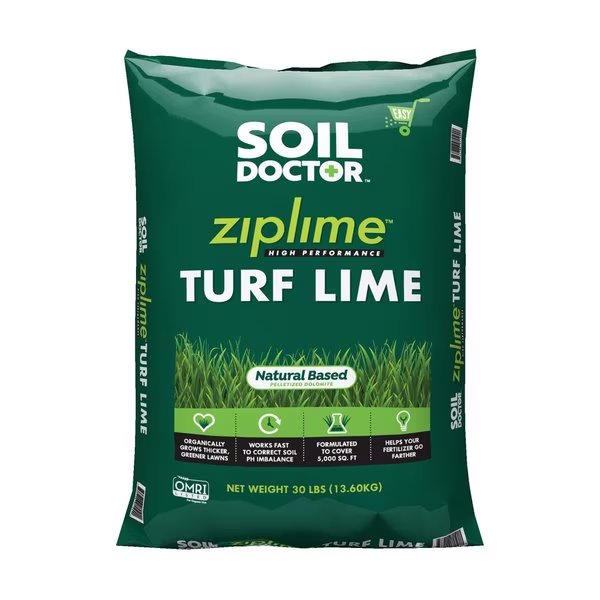Soil Doctor Ziplime Organic Dolomite Lime 5000 sq ft 30 lb, Yard Right, Mfr#: 54051101
