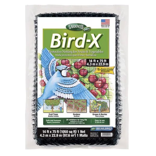 Gardeneer Bird-X 75 ft. L X 14 ft. W Bird Netting, Dalen, Mfr#: BN-5
