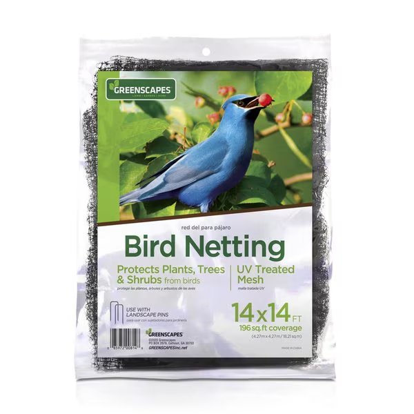 14 ft. L X 14 ft. W Bird Netting, Greenscapes, Mfr#: 46658