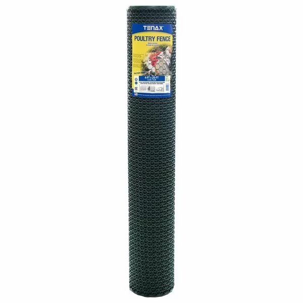 POULTRY FENCE GREEN 4X25ft, Tenax, Mfr#: 72120428