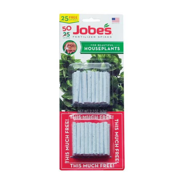 FERT SPIKE HOUSPLNT 50PK, Jobes, Mfr#: 05031T