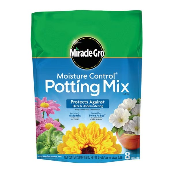 Soil Potting Mix Mc 8Qt, Miracle-Gro, Mfr#: 75578300
