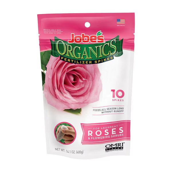 ORGANIC ROSE SPIKES 10PK, Jobes, Mfr#: 4128
