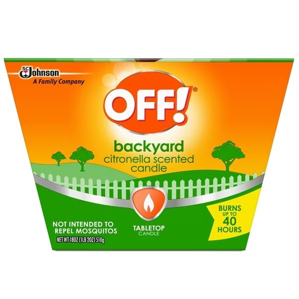 CITRONELLA CANDLE 180Z, Off!, Mfr#: 70801