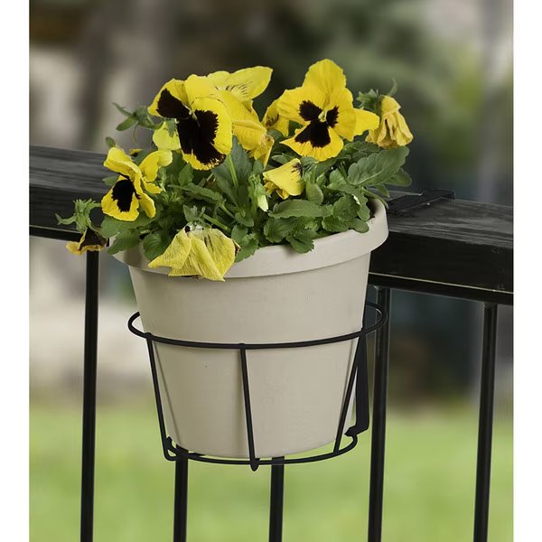 Holder Flowerpot Adj Blk, Panacea, Mfr#: 89049