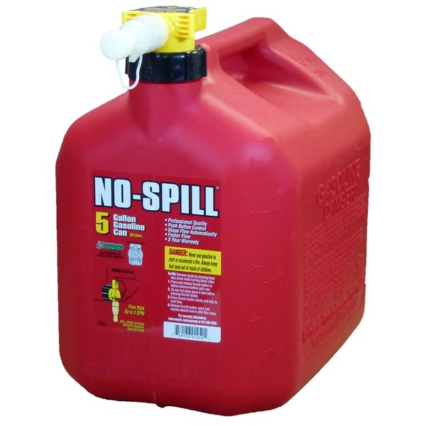 Gas Can Nospill 5 Gal, No-Spill, Mfr#: 1450