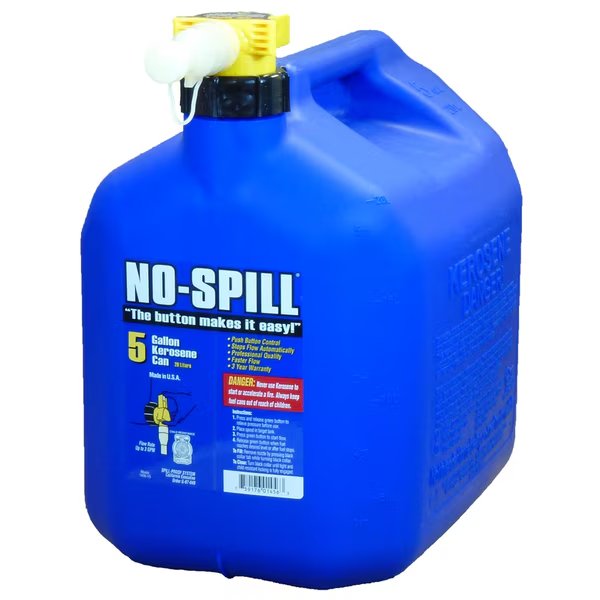 Kerosene Can No Spill 5G, No-Spill, Mfr#: 1456