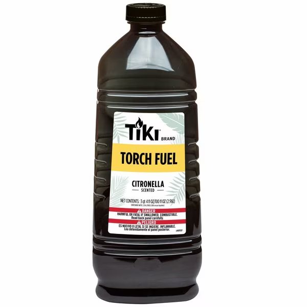 Tiki Lemongrass Citronella Torch Fuel Yellow 100 oz, Lamplight Farms, Mfr#: 1216006